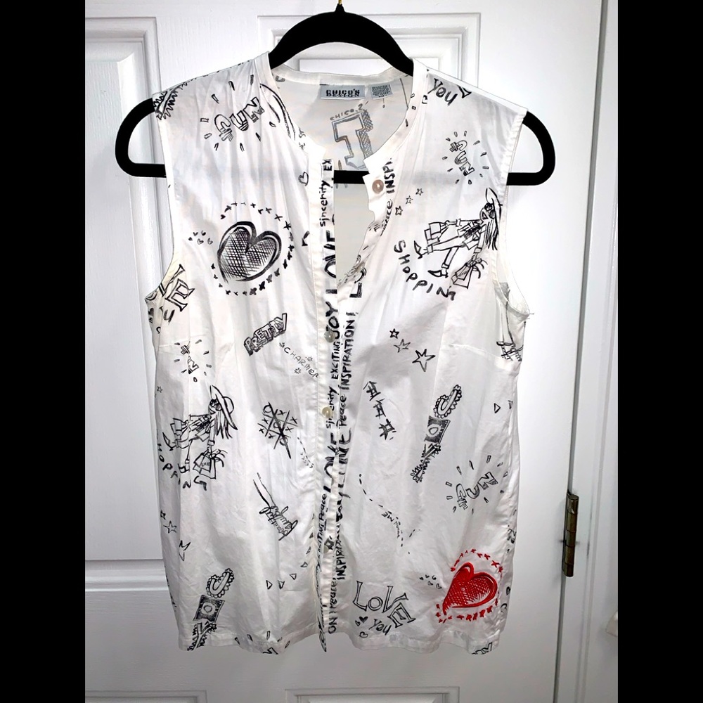 Chico’s Design button down Top Size 1